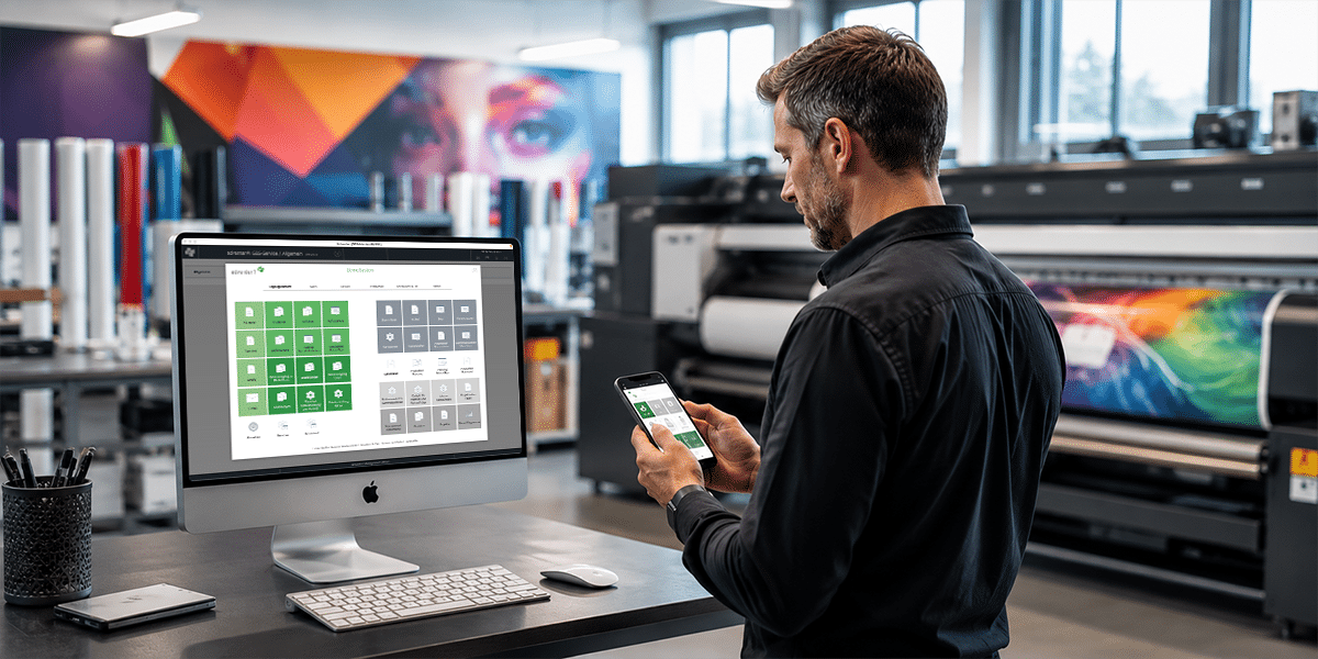 ERP auf dem Mac in der Werbetechnik